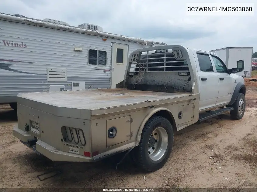 2021 Ram 5500 Chassis Tradesman/Slt/Laramie/Limited VIN: 3C7WRNEL4MG503860 Lot: 42646029