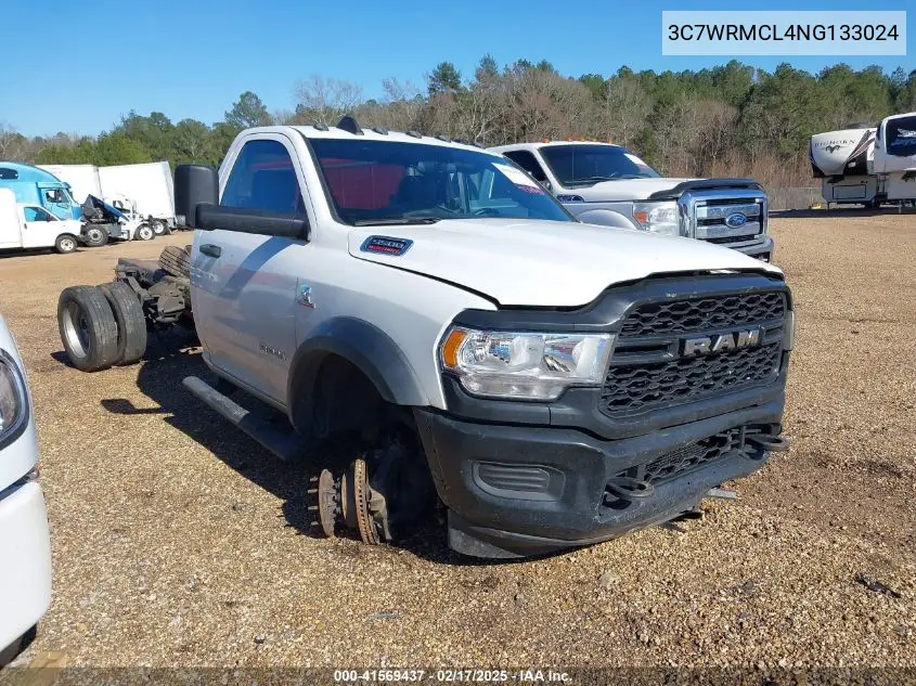 2022 Ram 5500 Chassis Tradesman/Slt VIN: 3C7WRMCL4NG133024 Lot: 41569437