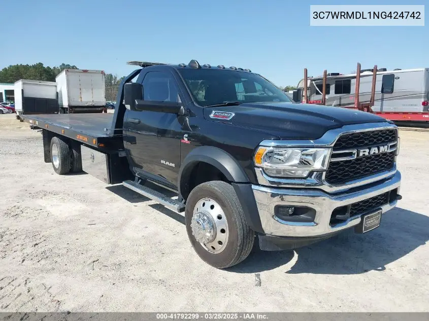 2022 Ram 5500 Chassis Tradesman/Slt VIN: 3C7WRMDL1NG424742 Lot: 41792299