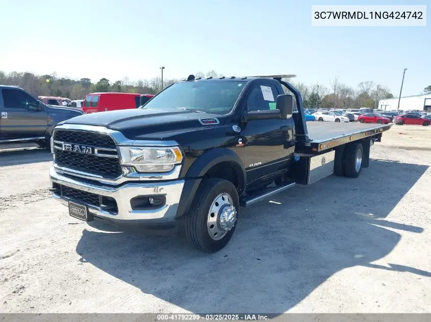 2022 Ram 5500 Chassis Tradesman/Slt VIN: 3C7WRMDL1NG424742 Lot: 41792299