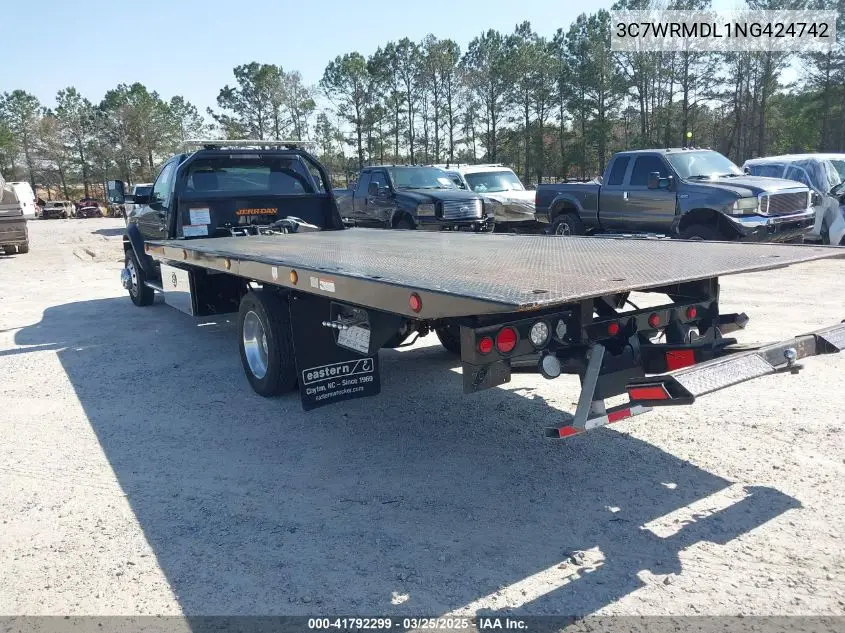 2022 Ram 5500 Chassis Tradesman/Slt VIN: 3C7WRMDL1NG424742 Lot: 41792299