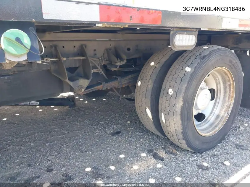 2022 Ram 5500 Chassis Tradesman/Slt VIN: 3C7WRNBL4NG318486 Lot: 42001699