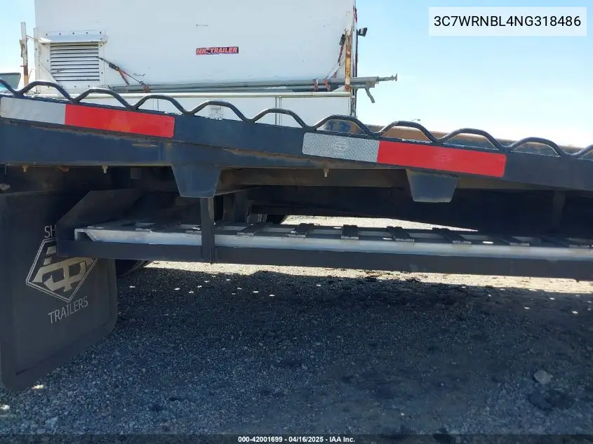 2022 Ram 5500 Chassis Tradesman/Slt VIN: 3C7WRNBL4NG318486 Lot: 42001699