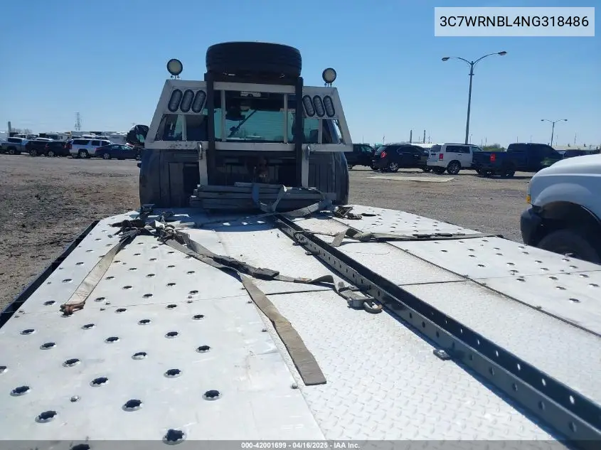 2022 Ram 5500 Chassis Tradesman/Slt VIN: 3C7WRNBL4NG318486 Lot: 42001699