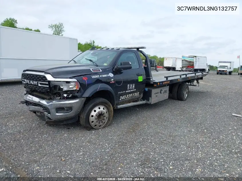 2022 Ram 5500 Chassis Tradesman/Slt VIN: 3C7WRNDL3NG132757 Lot: 42102628