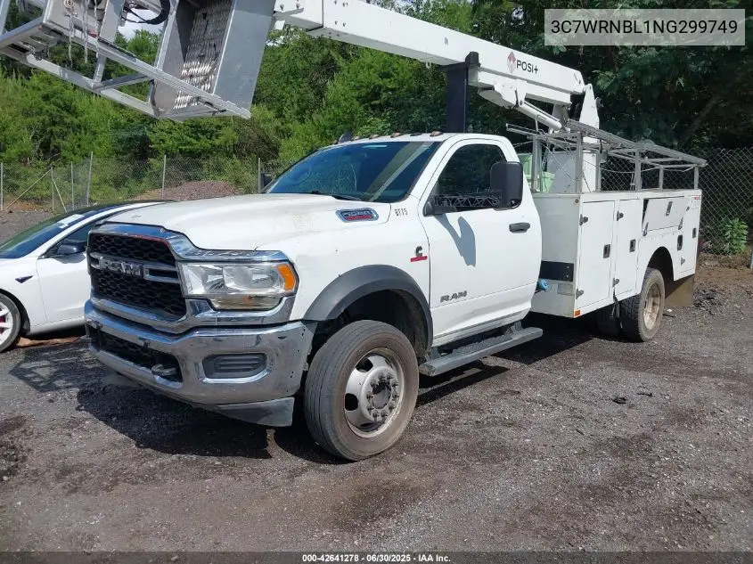 2022 Ram 5500 Chassis Tradesman/Slt VIN: 3C7WRNBL1NG299749 Lot: 42641278