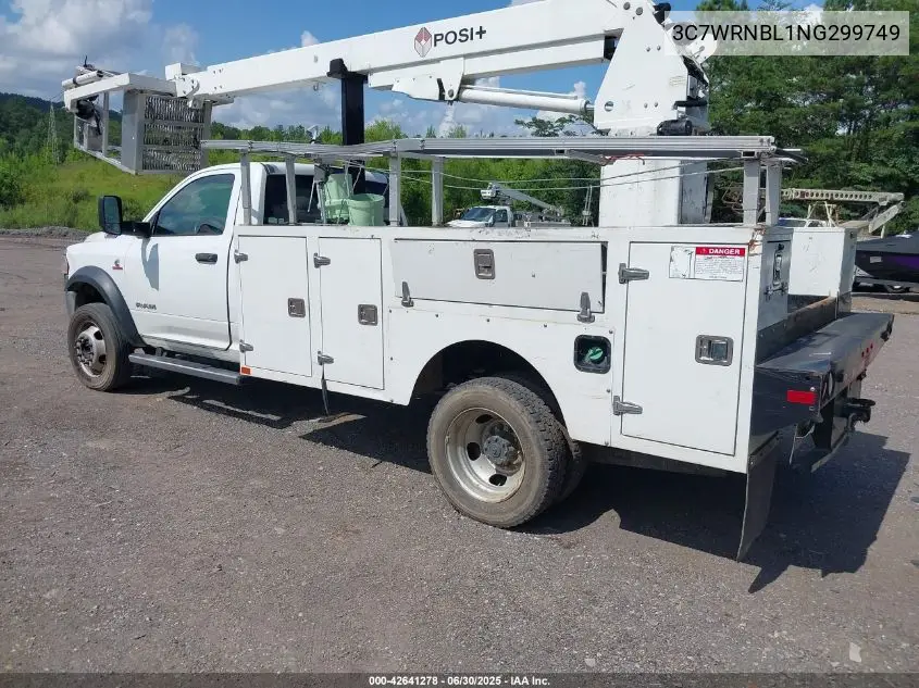 2022 Ram 5500 Chassis Tradesman/Slt VIN: 3C7WRNBL1NG299749 Lot: 42641278