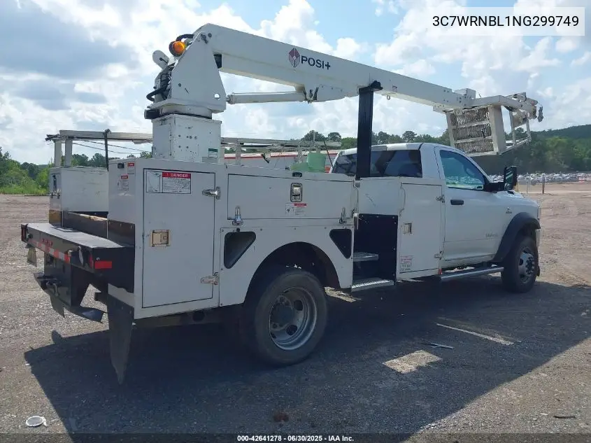 2022 Ram 5500 Chassis Tradesman/Slt VIN: 3C7WRNBL1NG299749 Lot: 42641278