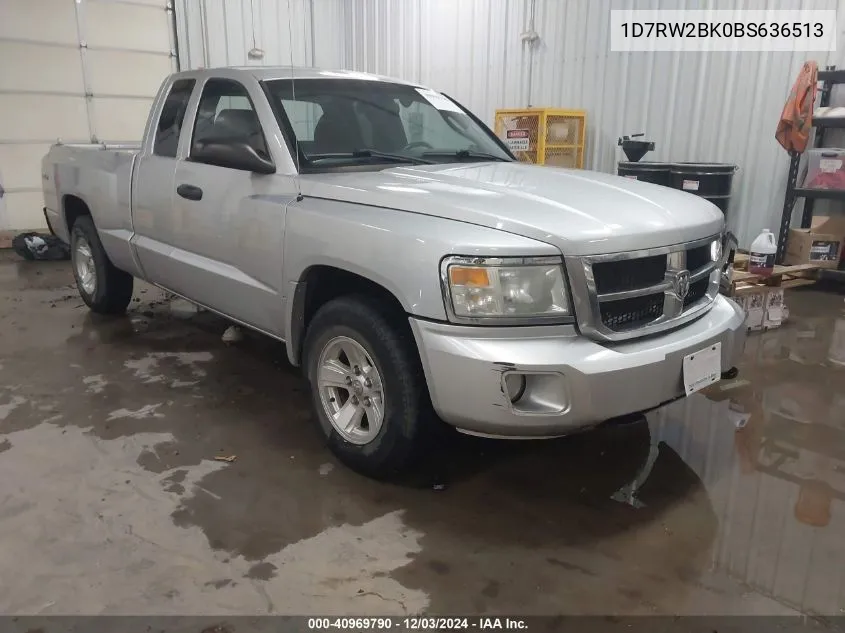2011 Ram Dakota St VIN: 1D7RW2BK0BS636513 Lot: 40969790