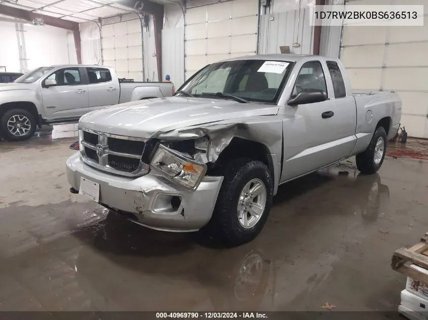 2011 Ram Dakota St VIN: 1D7RW2BK0BS636513 Lot: 40969790