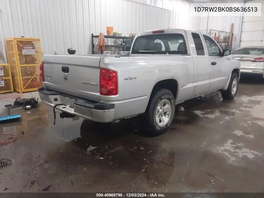 2011 Ram Dakota St VIN: 1D7RW2BK0BS636513 Lot: 40969790