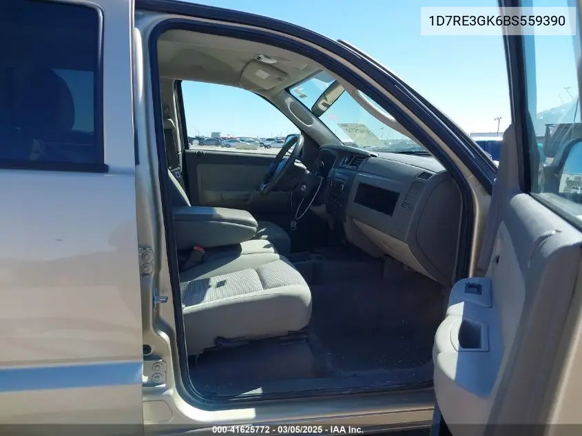 2011 Ram Dakota Bighorn/Lonestar VIN: 1D7RE3GK6BS559390 Lot: 41625772