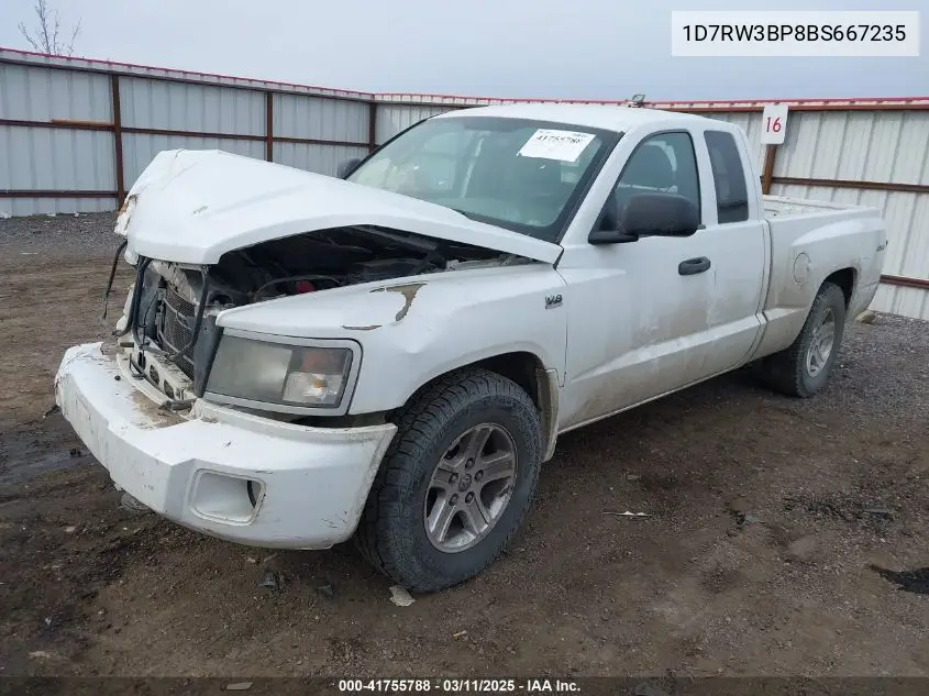 2011 Ram Dakota Bighorn/Lonestar VIN: 1D7RW3BP8BS667235 Lot: 41755788