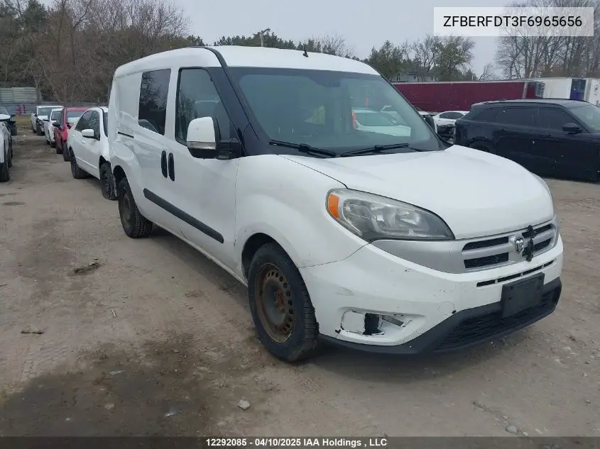 2015 Ram Promaster City Tradesman Slt VIN: ZFBERFDT3F6965656 Lot: 12292085