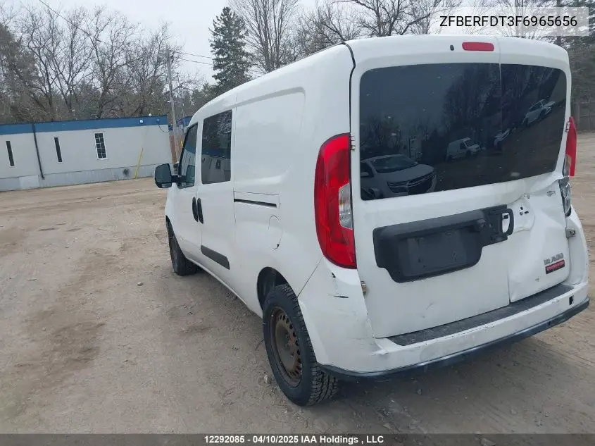 2015 Ram Promaster City Tradesman Slt VIN: ZFBERFDT3F6965656 Lot: 12292085