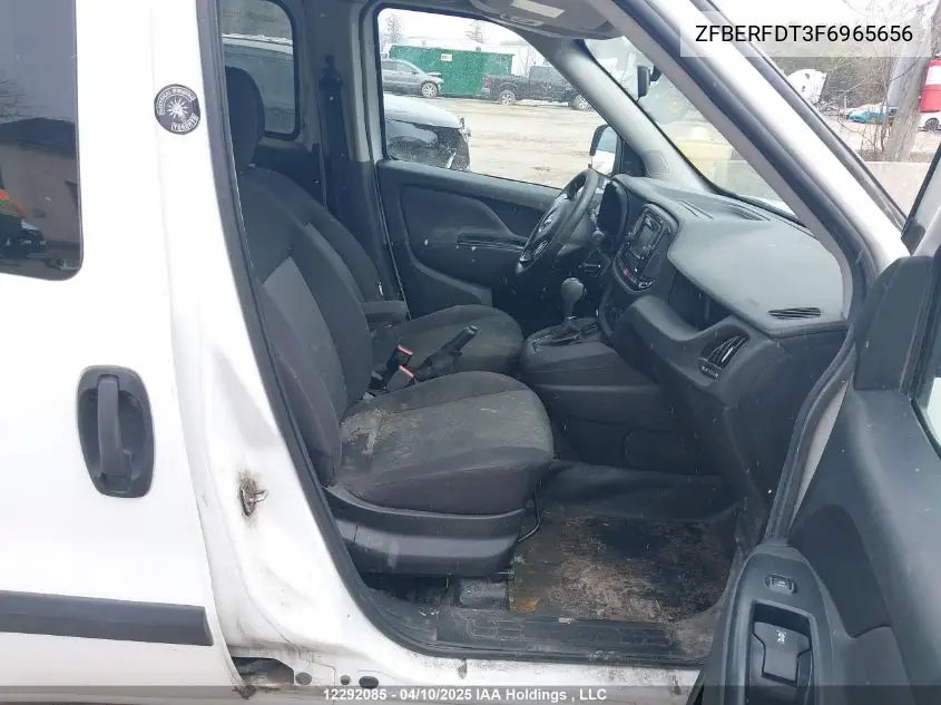 2015 Ram Promaster City Tradesman Slt VIN: ZFBERFDT3F6965656 Lot: 12292085