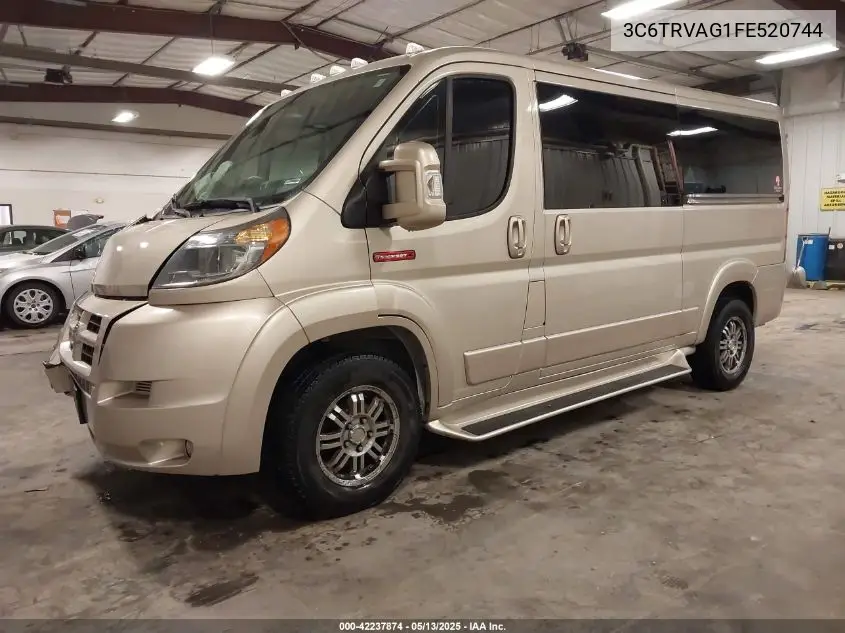 2015 Ram Promaster 1500 Low Roof VIN: 3C6TRVAG1FE520744 Lot: 42237874