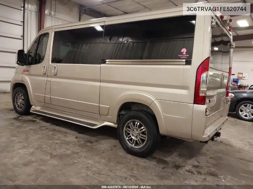 2015 Ram Promaster 1500 Low Roof VIN: 3C6TRVAG1FE520744 Lot: 42237874
