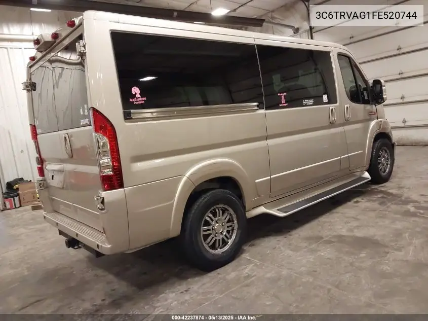 2015 Ram Promaster 1500 Low Roof VIN: 3C6TRVAG1FE520744 Lot: 42237874