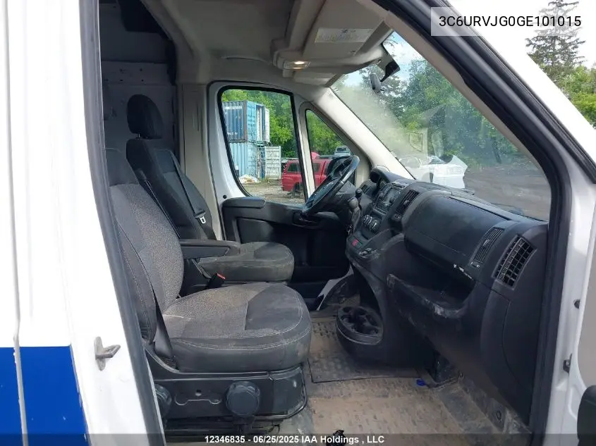 2016 Ram Promaster 3500 3500 High VIN: 3C6URVJG0GE101015 Lot: 12346835