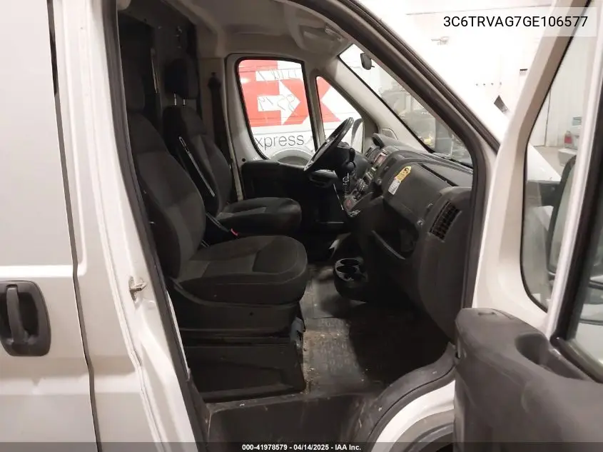 2016 Ram Promaster 1500 Low Roof VIN: 3C6TRVAG7GE106577 Lot: 41978579