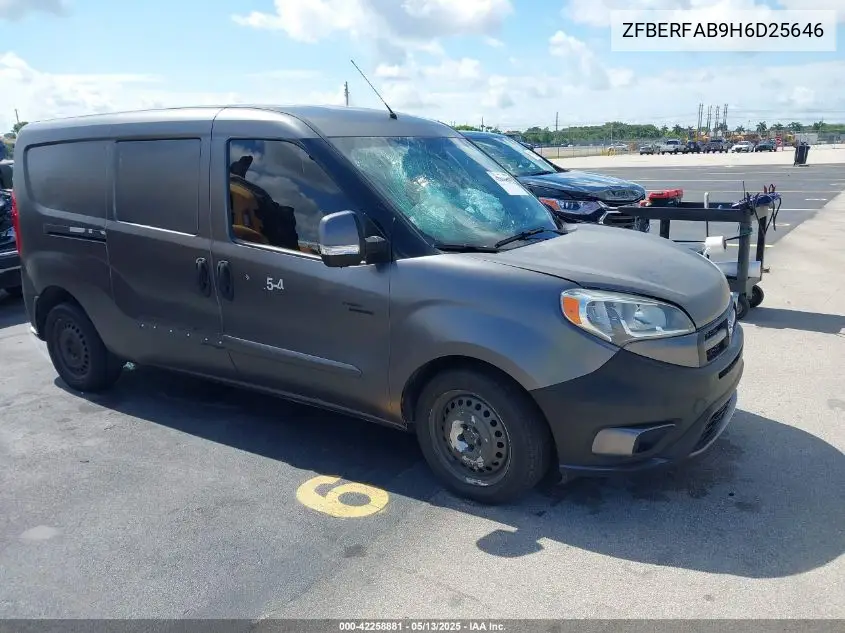 2017 Ram Promaster City Tradesman VIN: ZFBERFAB9H6D25646 Lot: 42258881