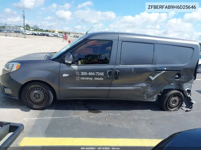 2017 Ram Promaster City Tradesman VIN: ZFBERFAB9H6D25646 Lot: 42258881