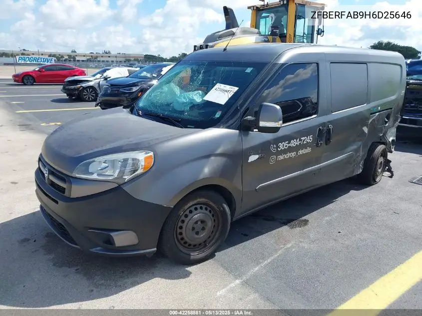 2017 Ram Promaster City Tradesman VIN: ZFBERFAB9H6D25646 Lot: 42258881