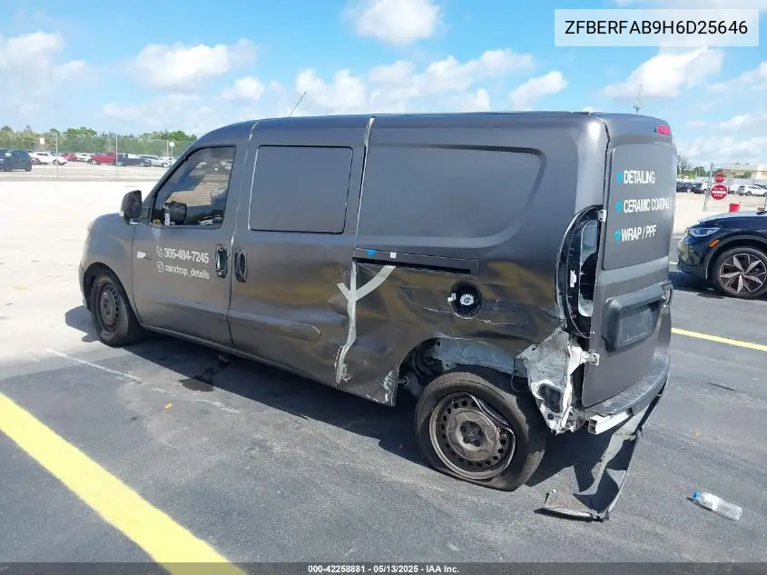 2017 Ram Promaster City Tradesman VIN: ZFBERFAB9H6D25646 Lot: 42258881