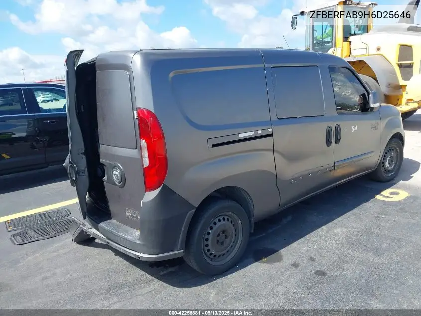 2017 Ram Promaster City Tradesman VIN: ZFBERFAB9H6D25646 Lot: 42258881