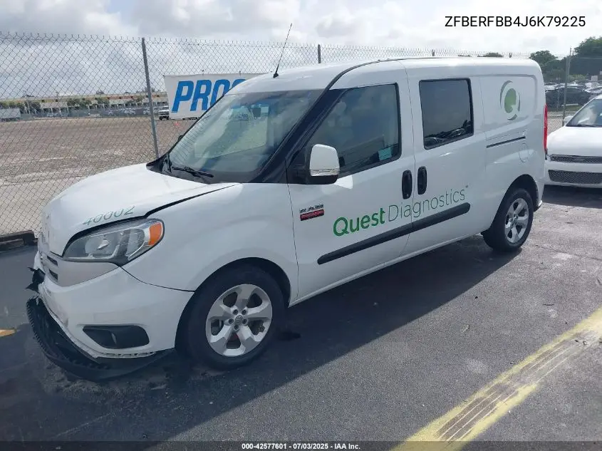 2018 Ram Promaster City Tradesman Slt VIN: ZFBERFBB4J6K79225 Lot: 42577601