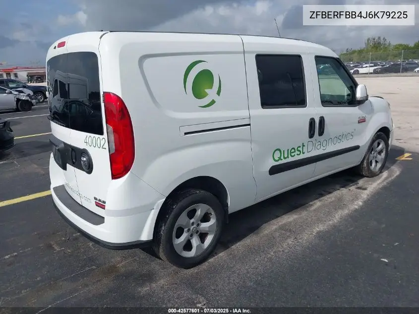 2018 Ram Promaster City Tradesman Slt VIN: ZFBERFBB4J6K79225 Lot: 42577601