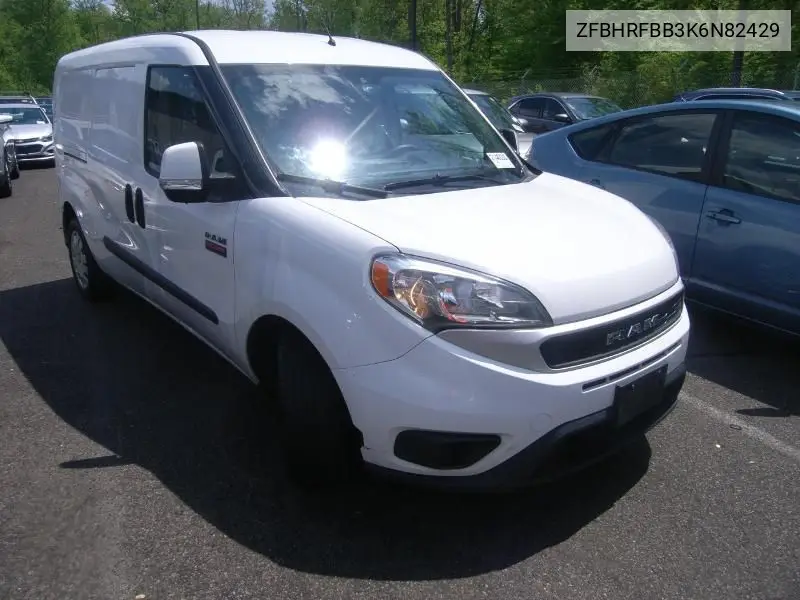 2019 Ram Promaster City Slt VIN: ZFBHRFBB3K6N82429 Lot: 42260691