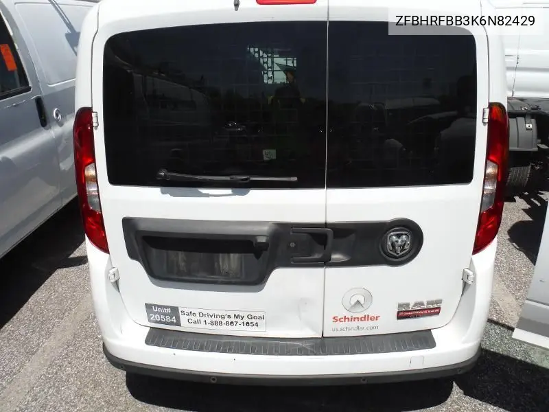 2019 Ram Promaster City Slt VIN: ZFBHRFBB3K6N82429 Lot: 42260691