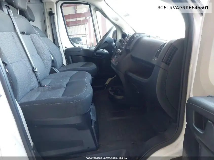 2019 Ram Promaster 1500 Low Roof 136 Wb VIN: 3C6TRVAG9KE545501 Lot: 42666602