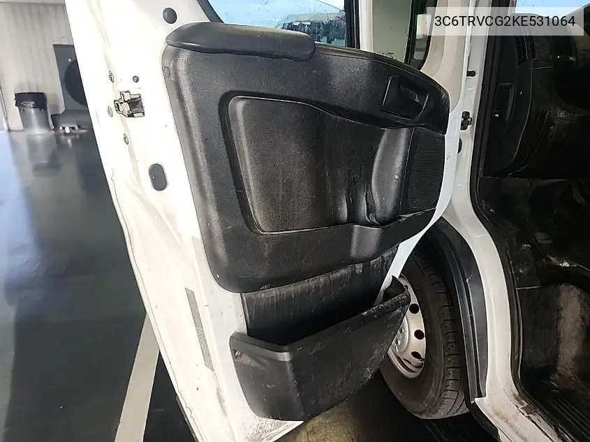 2019 Ram Promaster 2500 High Roof 136 Wb VIN: 3C6TRVCG2KE531064 Lot: 42677808