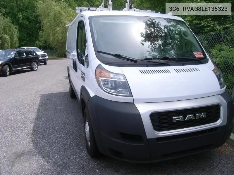 2020 Ram Promaster 1500 1500 Standard VIN: 3C6TRVAG8LE135323 Lot: 42271612
