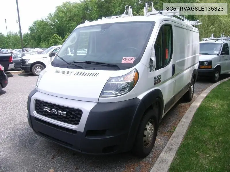 2020 Ram Promaster 1500 1500 Standard VIN: 3C6TRVAG8LE135323 Lot: 42271612