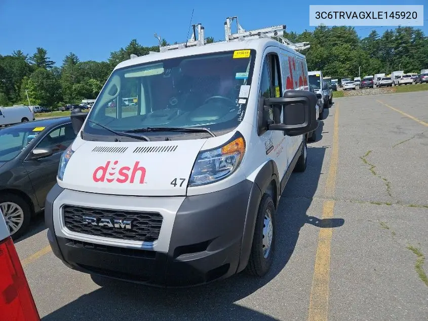 2020 Ram Promaster 1500 1500 Standard VIN: 3C6TRVAGXLE145920 Lot: 42666686