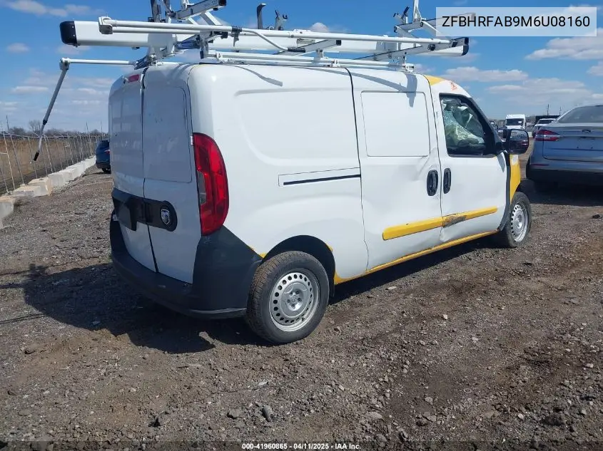 2021 Ram Promaster City Tradesman VIN: ZFBHRFAB9M6U08160 Lot: 41960865