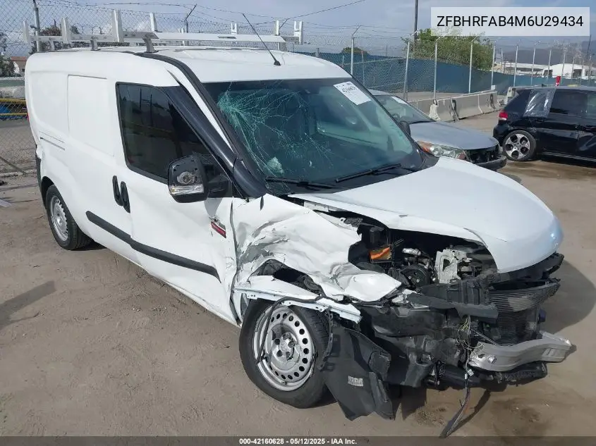 2021 Ram Promaster City Tradesman VIN: ZFBHRFAB4M6U29434 Lot: 42160628