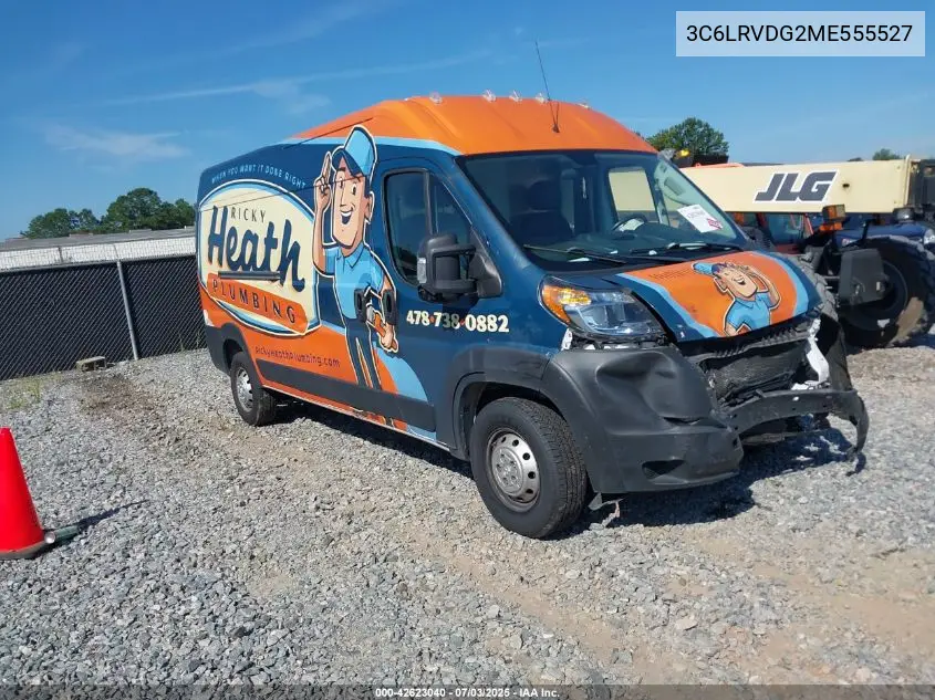 2021 Ram Promaster 2500 High Roof 159 Wb VIN: 3C6LRVDG2ME555527 Lot: 42623040