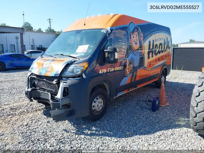 2021 Ram Promaster 2500 High Roof 159 Wb VIN: 3C6LRVDG2ME555527 Lot: 42623040