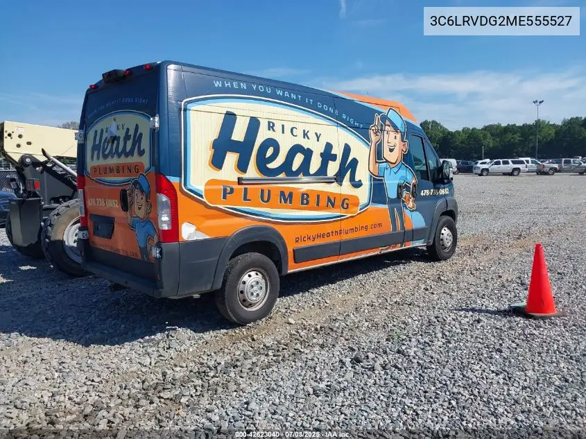 2021 Ram Promaster 2500 High Roof 159 Wb VIN: 3C6LRVDG2ME555527 Lot: 42623040