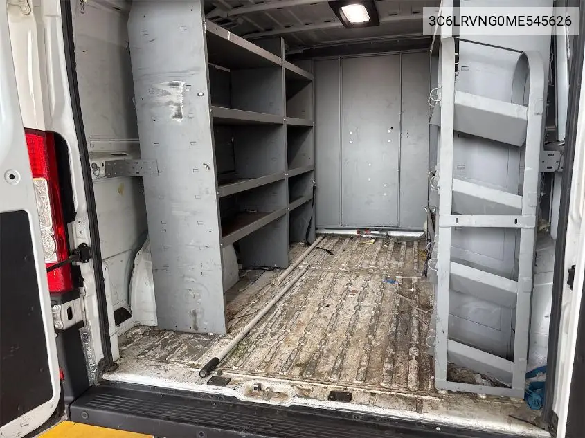 2021 Ram Promaster 1500 Low Roof 118 Wb VIN: 3C6LRVNG0ME545626 Lot: 42677664