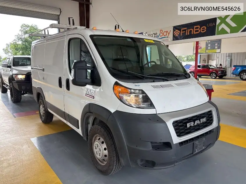 2021 Ram Promaster 1500 Low Roof 118 Wb VIN: 3C6LRVNG0ME545626 Lot: 42677664