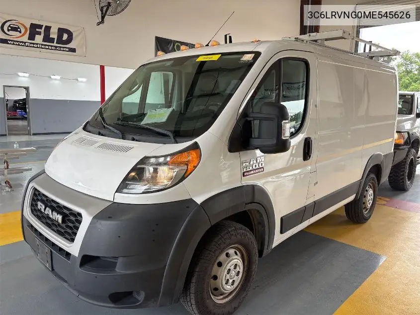 2021 Ram Promaster 1500 Low Roof 118 Wb VIN: 3C6LRVNG0ME545626 Lot: 42677664