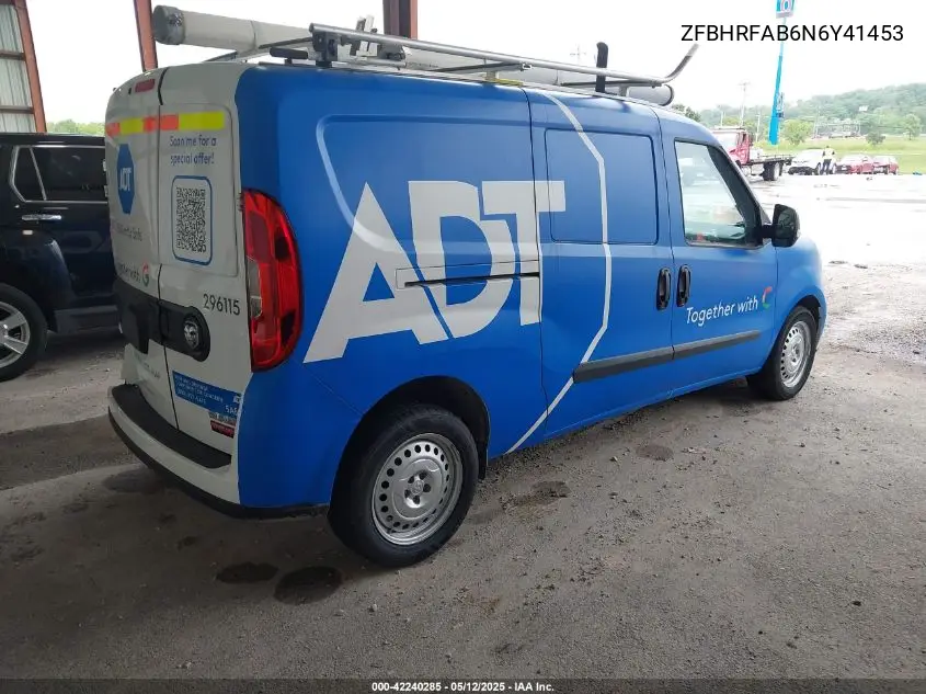 2022 Ram Promaster City Cargo Van VIN: ZFBHRFAB6N6Y41453 Lot: 42240285