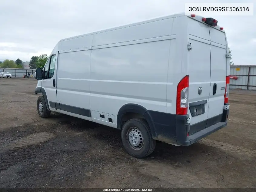 2025 Ram Promaster 2500 Tradesman High Roof 159 Wb W/Pass Seat VIN: 3C6LRVDG9SE506516 Lot: 42246677