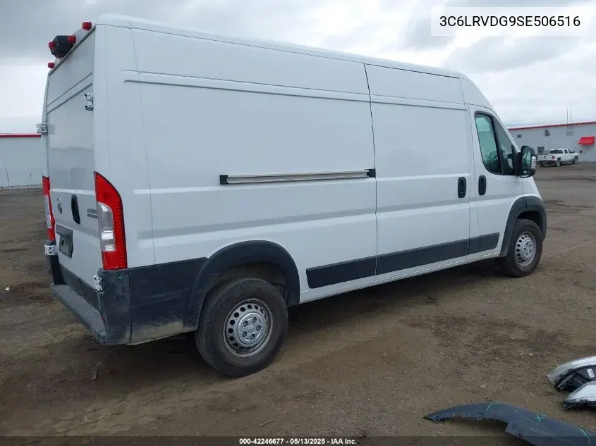 2025 Ram Promaster 2500 Tradesman High Roof 159 Wb W/Pass Seat VIN: 3C6LRVDG9SE506516 Lot: 42246677